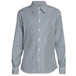 Bottega Veneta W Tri-Color Striped Woven Shirt White Blue Green Men’s 52/42/L